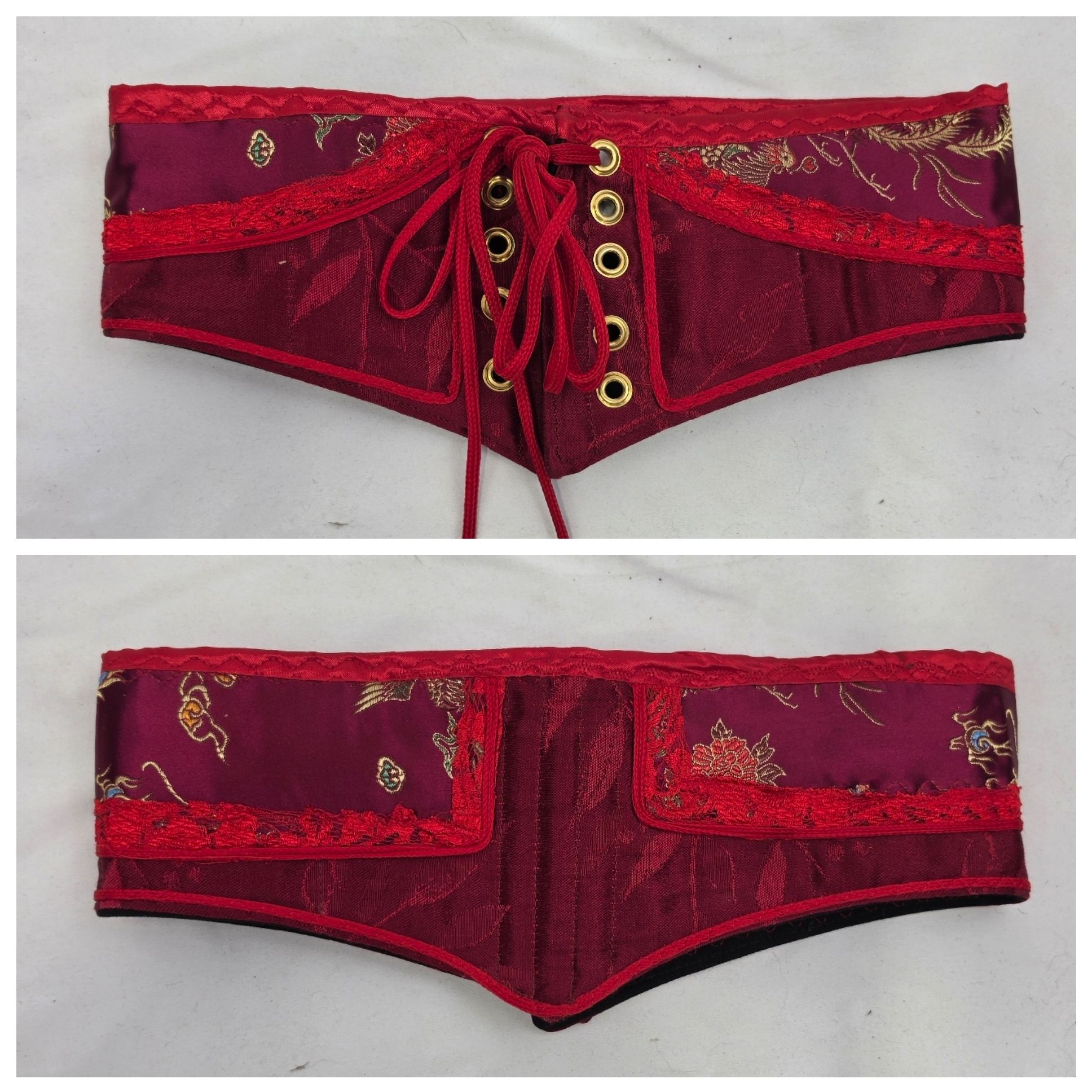 Red Waist Cinchers