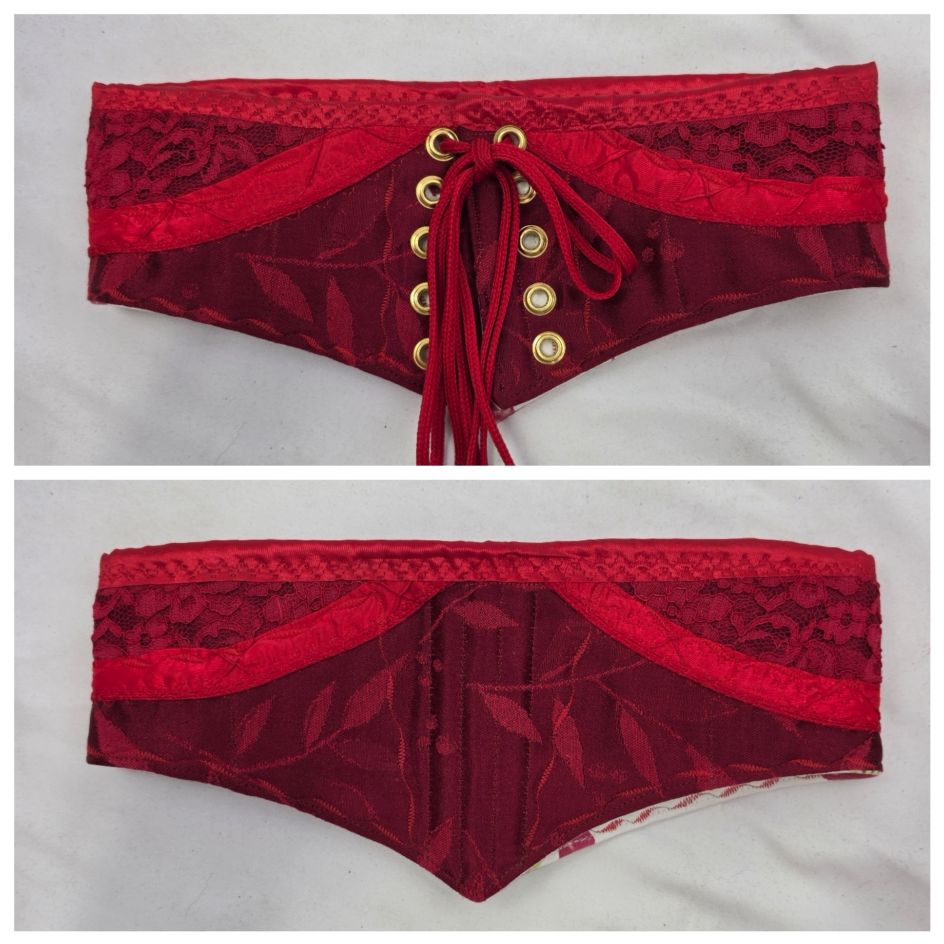 Red Waist Cinchers