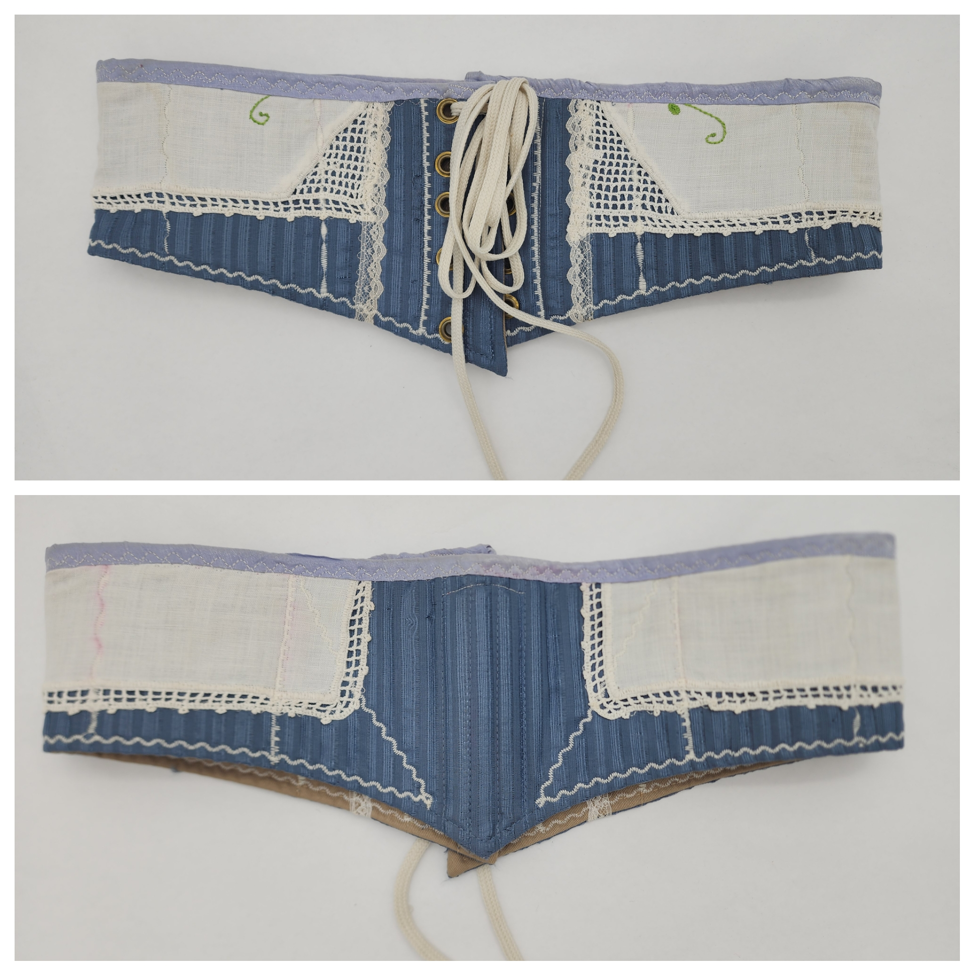 Slate Blue Waist Cinchers