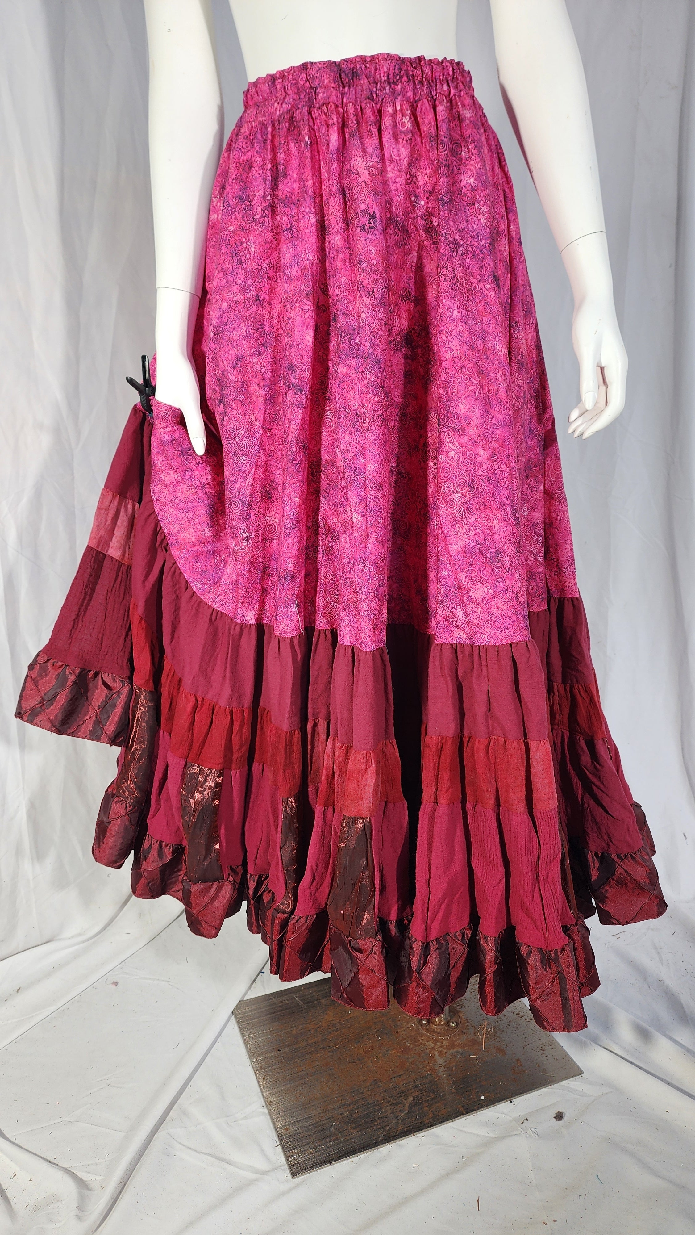 Pink Printed Liz Skirts