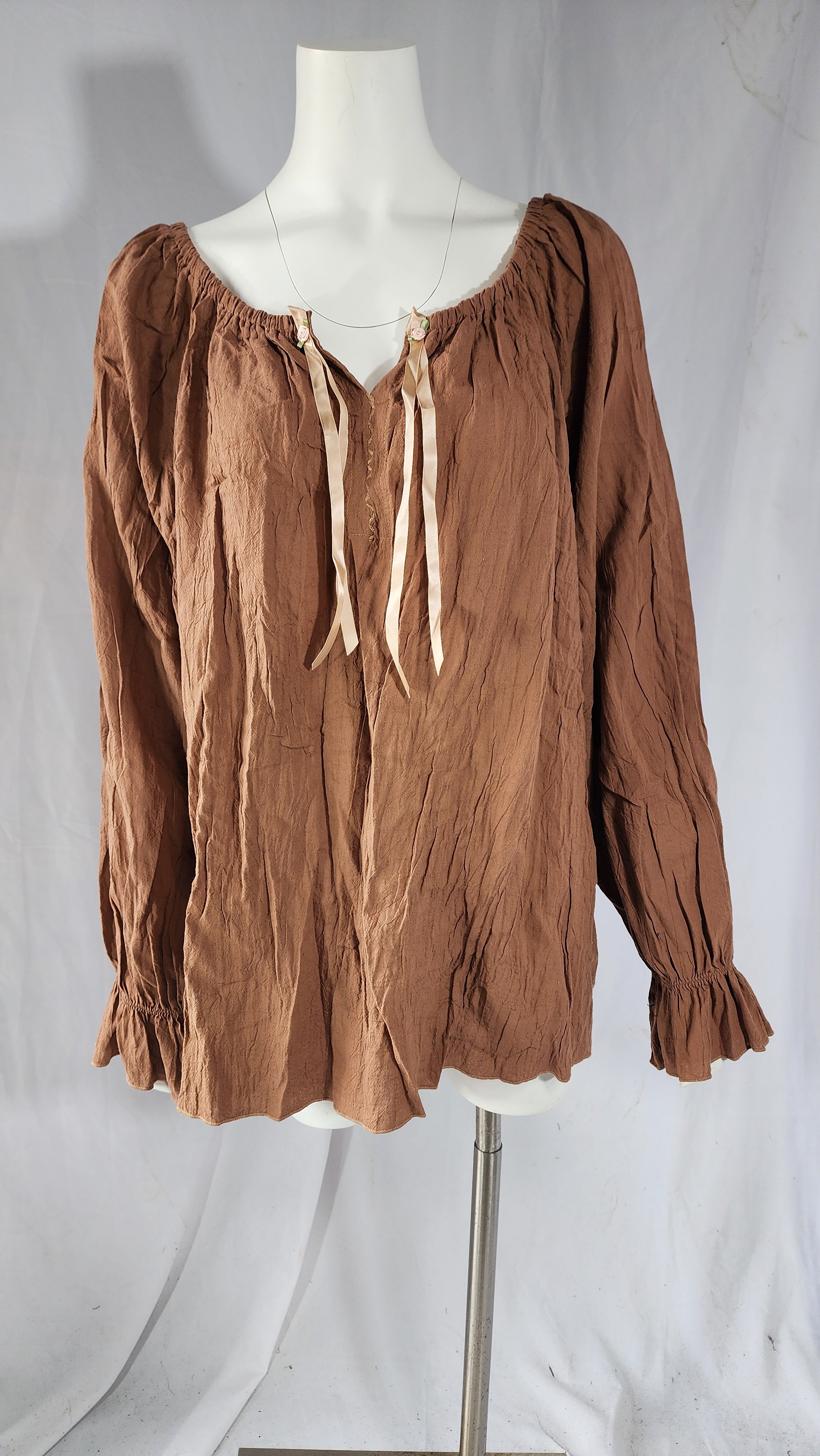 Long Sleeve Peasant Blouse