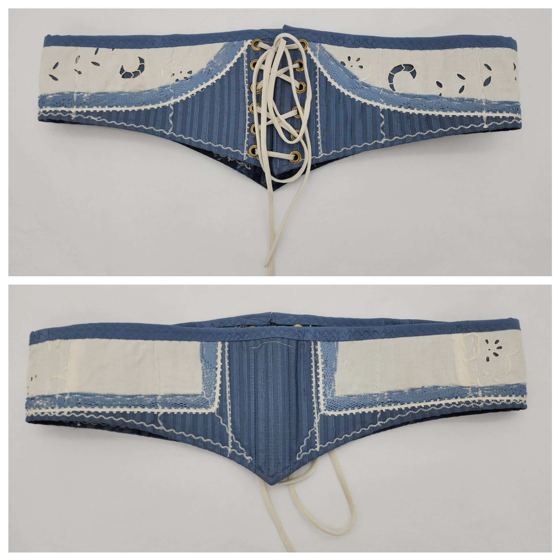 Slate Blue Waist Cinchers