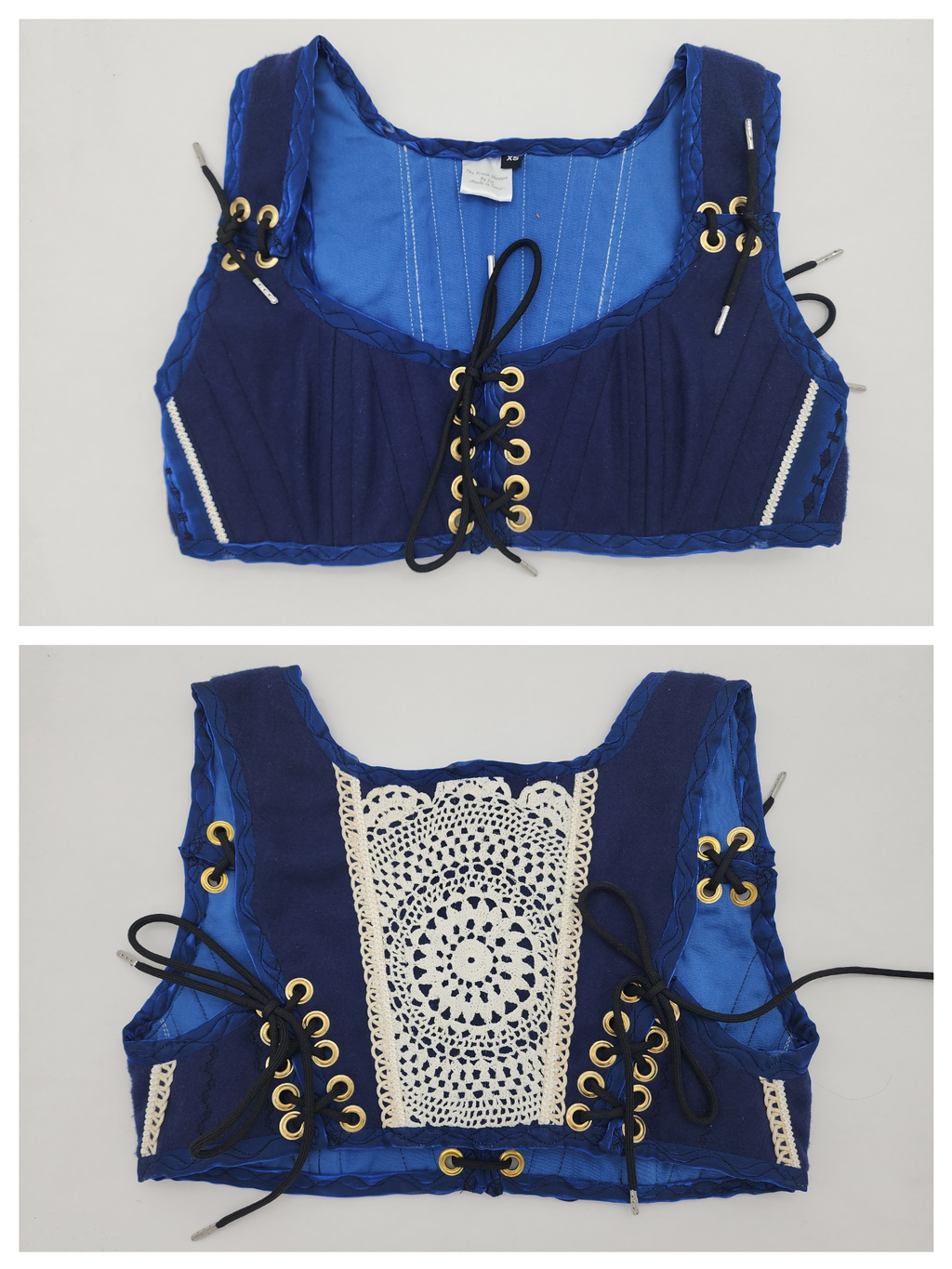 Navy Short Bodices