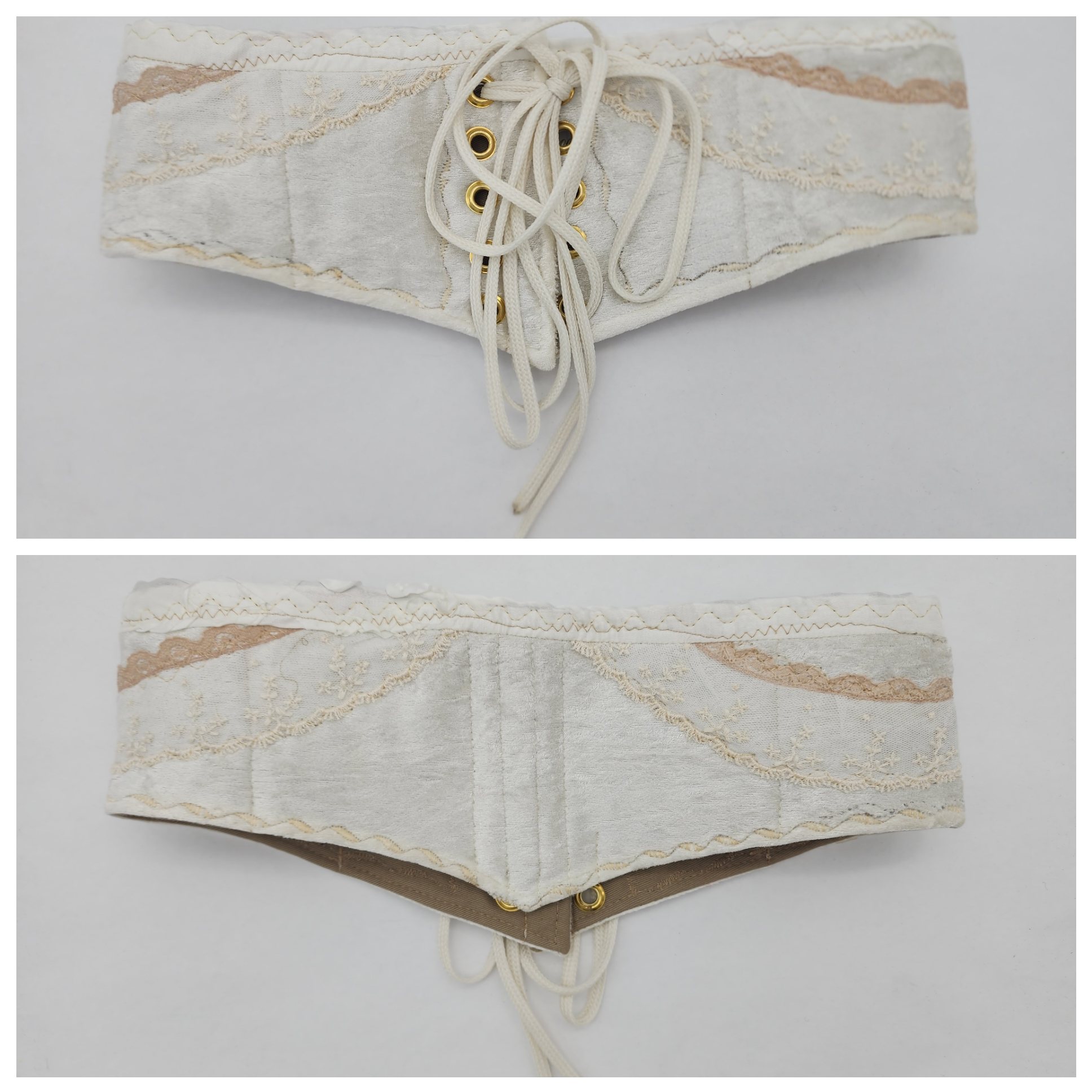 White Waist Cinchers