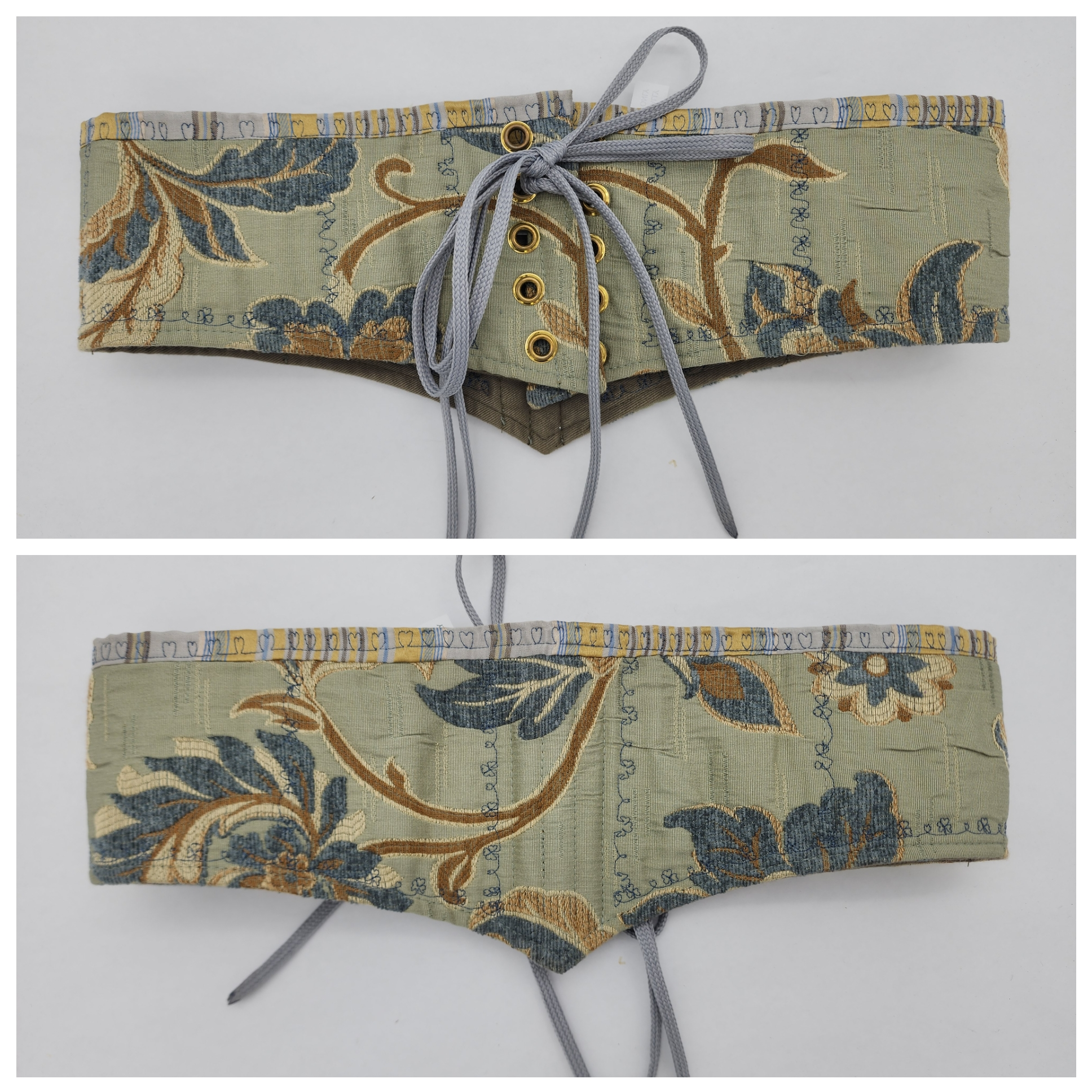 Slate Blue Waist Cinchers