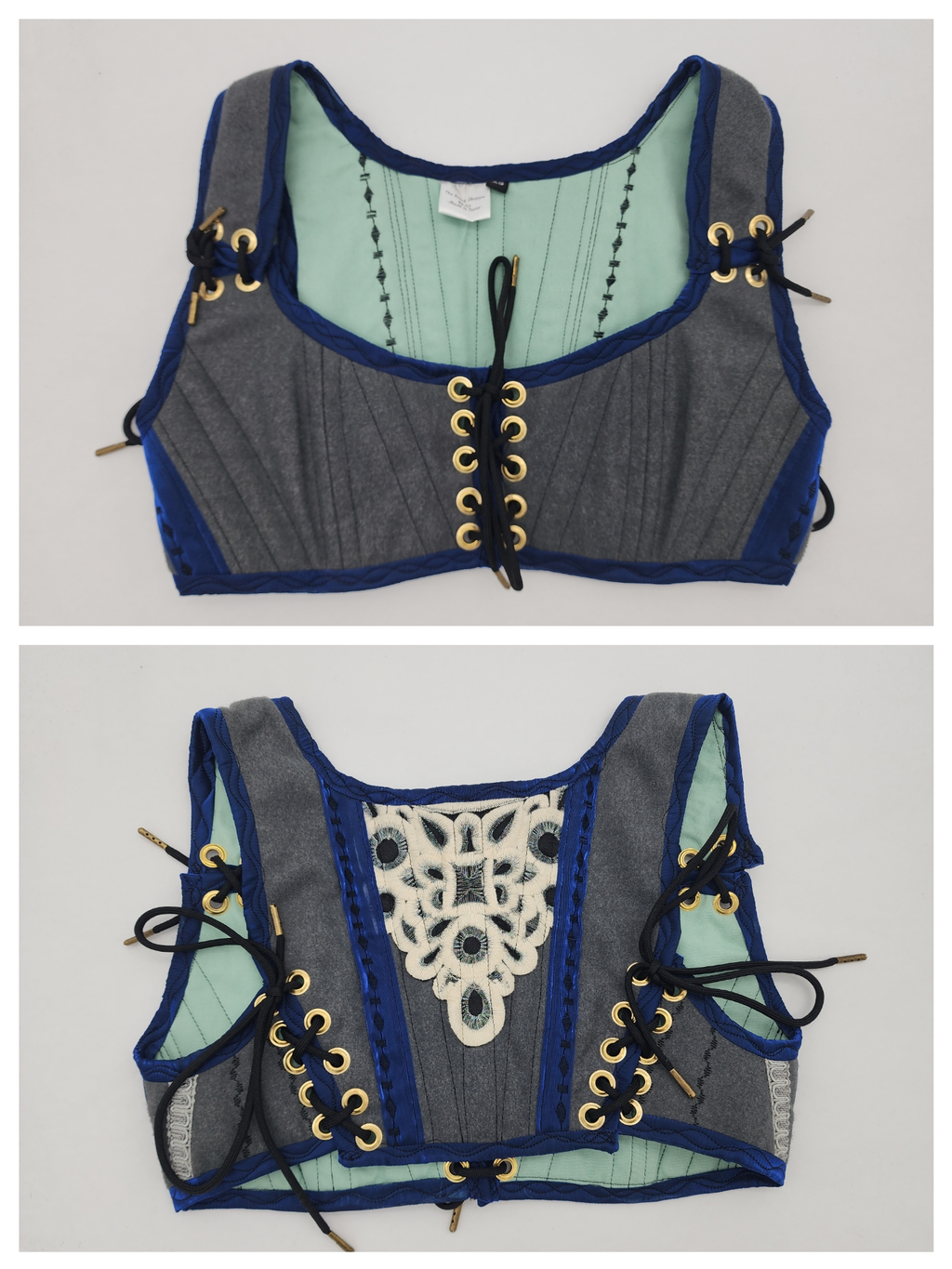 Grey Short Bodices