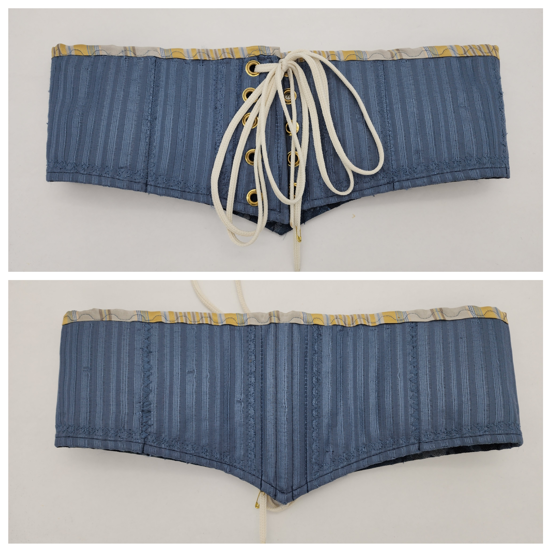 Slate Blue Waist Cinchers