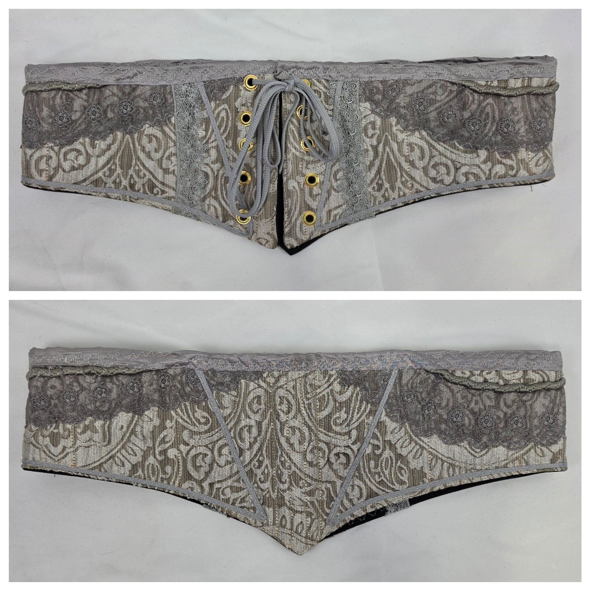 Silver Waist Cinchers
