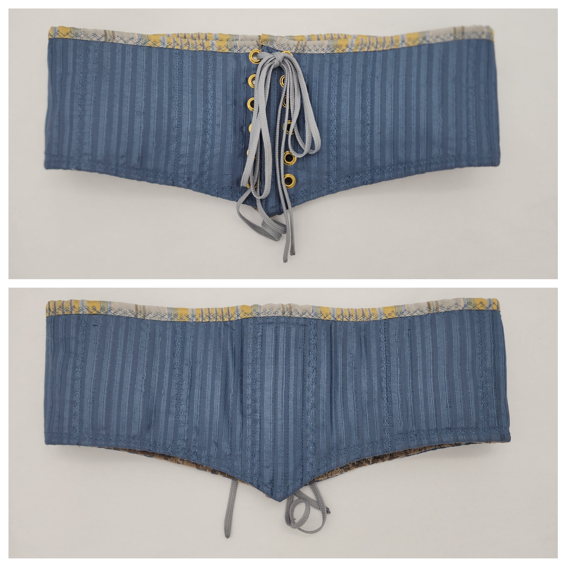 Slate Blue Waist Cinchers