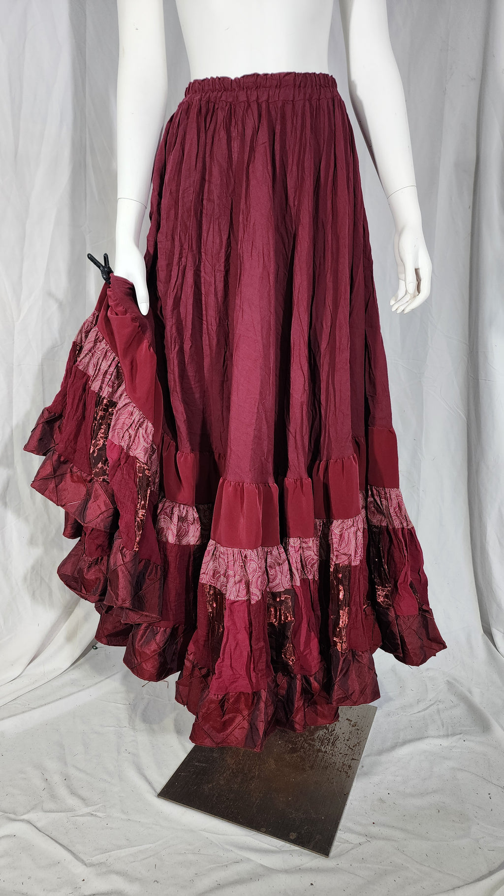 Burgundy Liz Skirts