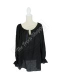 Long Sleeve Peasant Blouse
