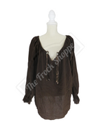 Long Sleeve Peasant Blouse