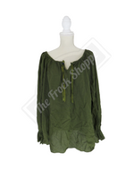 Long Sleeve Peasant Blouse