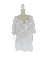 Short Sleeve Peasant Blouse