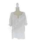 Short Sleeve Peasant Blouse